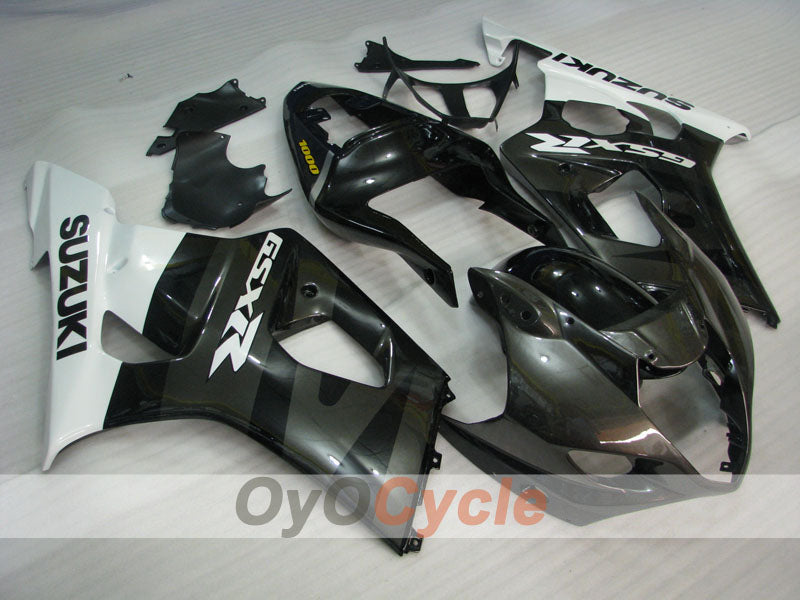 Kit carene a iniezione per GSX R1000 03-04 - Bianco, Nero - Stile di fabbrica #OYO87901907 Immagine principale del prodotto