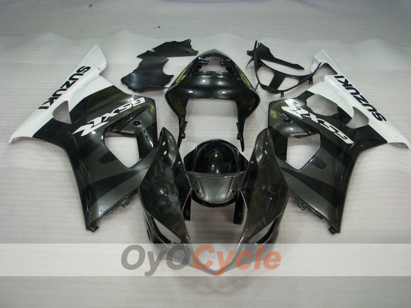 Kit carene a iniezione per GSX R1000 03-04 - Bianco, Nero - Stile di fabbrica #OYO87901907 Immagine secondaria del prodotto