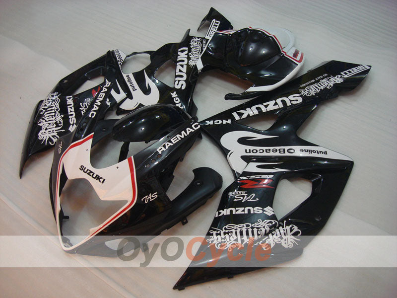 Kit carene a iniezione per GSX R1000 05-06 - Bianco, Nero - Beacon #OYO87901928 Immagine secondaria del prodotto