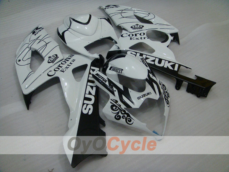 Carenatura a iniezione per GSX R1000 05-06 - Bianco, Nero - Corona, MOTUL #OYO87901946 Immagine principale del prodotto