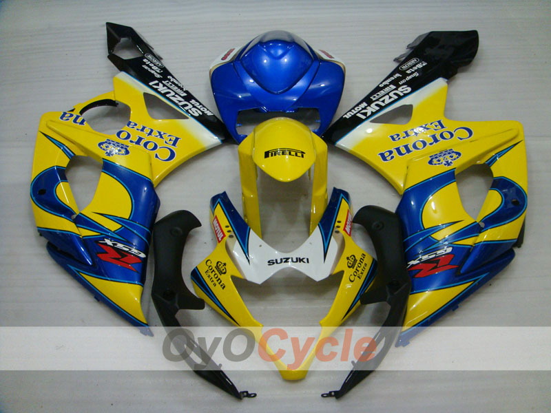 Carene a iniezione per GSX R1000 05-06 - Giallo, Blu - Corona, MOTUL #OYO87901948 Immagine secondaria del prodotto