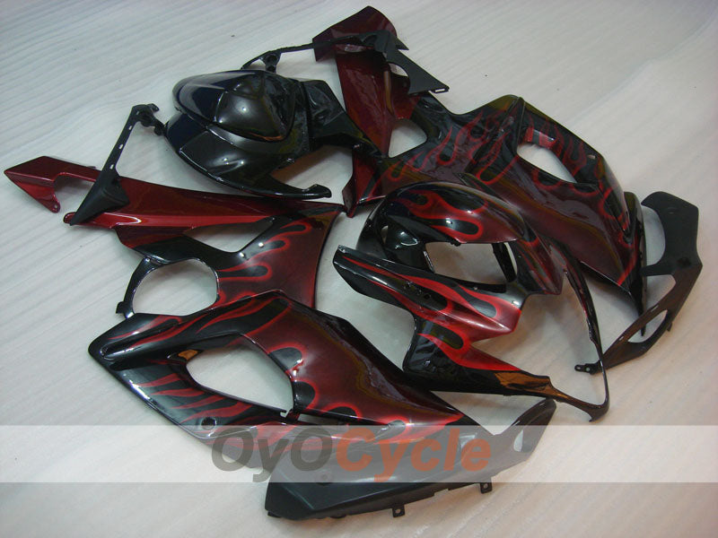 Kit carene a iniezione per GSX R1000 05-06 - Nero - Fiamma #OYO87901963 Immagine principale del prodotto