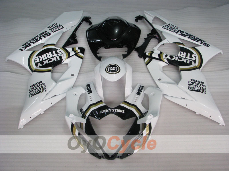 Kit carene a iniezione per GSX R1000 05-06 - Bianco, Nero - Lucky Strike, MICHELIN, MOTUL #OYO87901978 Immagine secondaria del prodotto