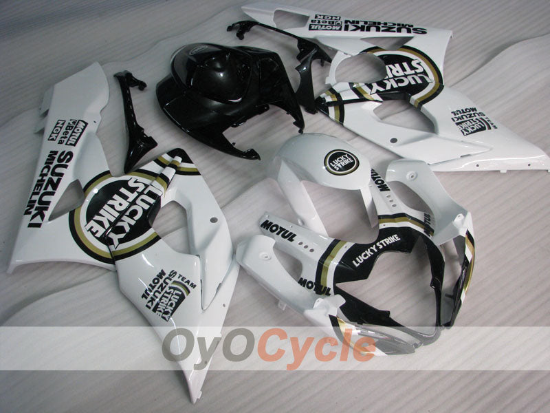 Kit carene a iniezione per GSX R1000 05-06 - Bianco, Nero - Lucky Strike, MICHELIN, MOTUL #OYO87901978 Immagine principale del prodotto