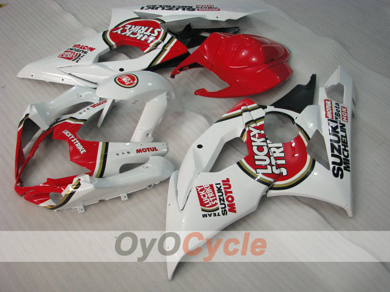Kit carene a iniezione per GSX R1000 05-06 - Rosso, Bianco - Lucky Strike, MICHELIN, MOTUL #OYO87901979 Immagine secondaria del prodotto
