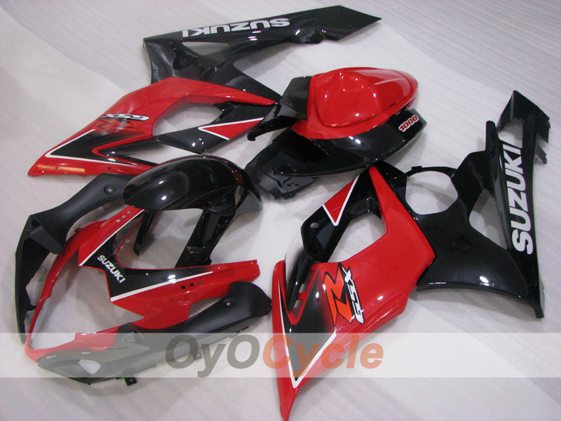 Kit carenatura a iniezione per GSX R1000 05-06 - Rosso, Nero - Stile di fabbrica #OYO87902001 Immagine principale del prodotto