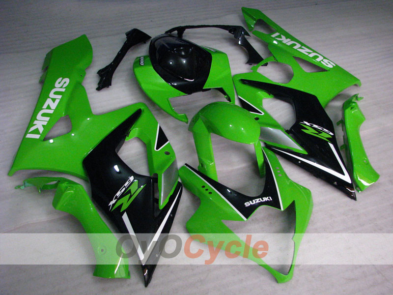 Kit carene a iniezione per GSX R1000 05-06 - Verde, Nero - Stile di fabbrica #OYO87902010 Immagine principale del prodotto