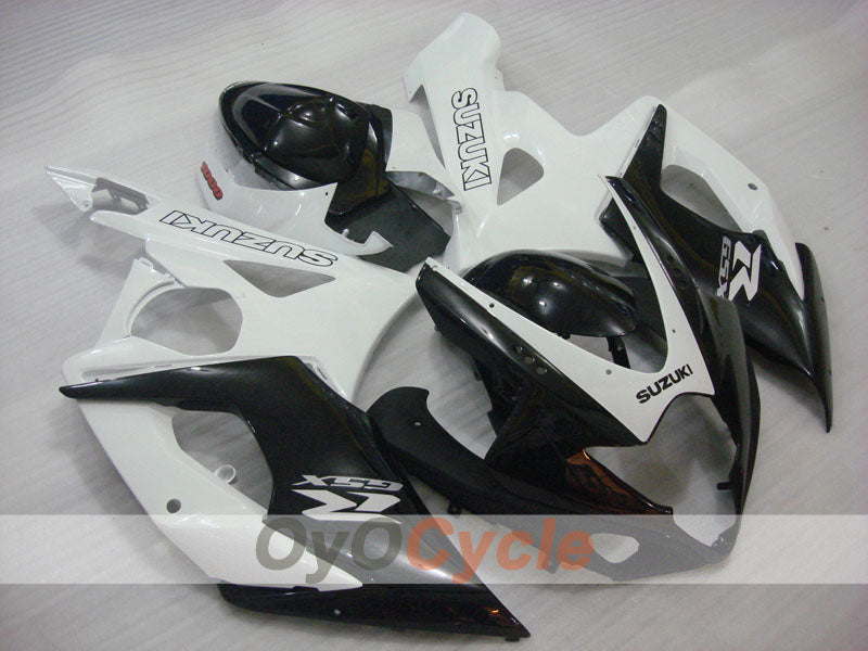 Kit carenatura a iniezione per GSX R1000 05-06 - Bianco, Nero - Stile di fabbrica #OYO87902014 Immagine principale del prodotto