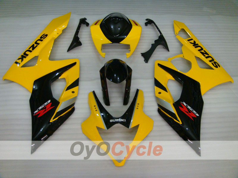 Kit carene a iniezione per GSX R1000 05-06 - Giallo, Nero - Stile di fabbrica #OYO87902025 Immagine secondaria del prodotto