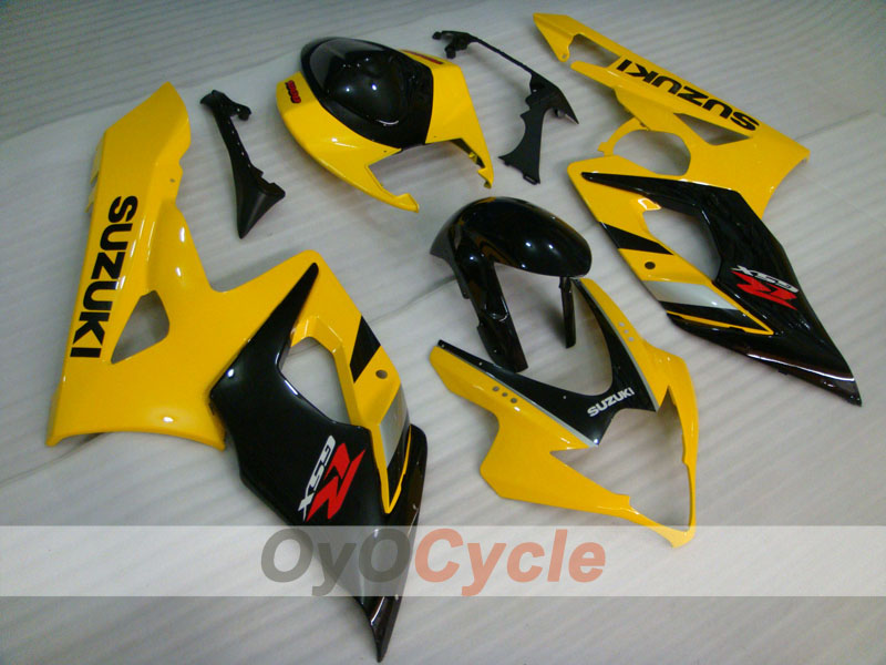 Kit carene a iniezione per GSX R1000 05-06 - Giallo, Nero - Stile di fabbrica #OYO87902025 Immagine principale del prodotto