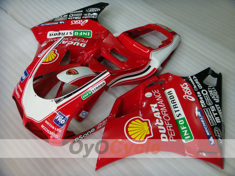 Carene a iniezione per Ducati 748 del 94-02 - Rosso, Nero - INFO STRADA #OYO87902069 Immagine principale del prodotto