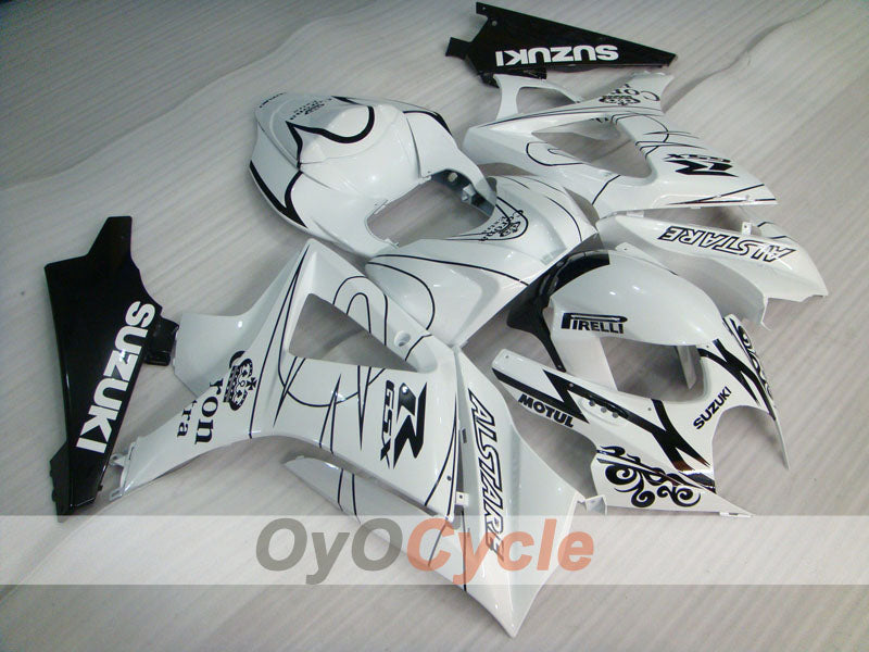 Kit carene a iniezione per GSX R1000 07-08 - Bianco, Nero - Corona, MOTUL #OYO87902083 Immagine principale del prodotto