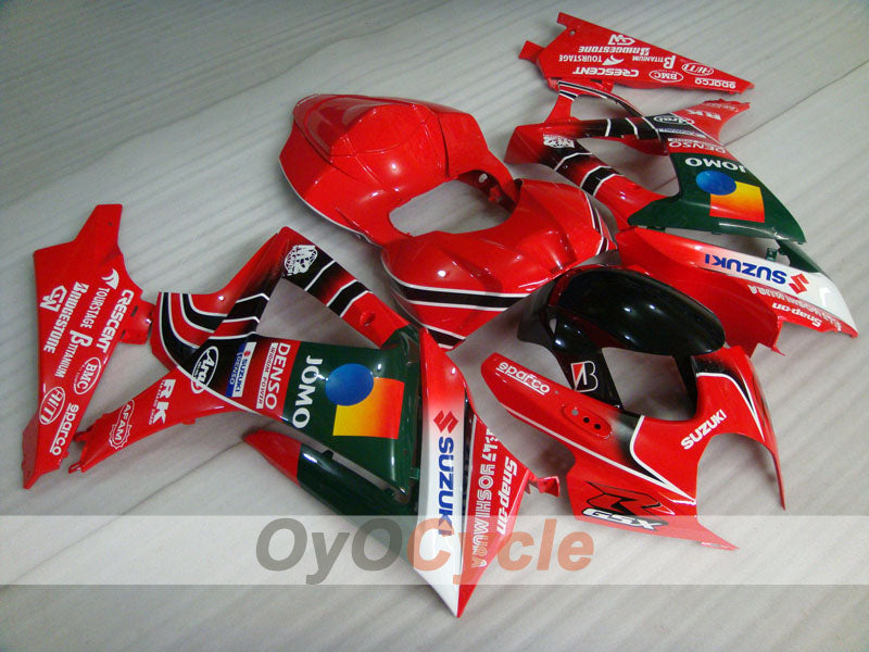 Kit carene a iniezione per GSX R1000 07-08 - Rosso, Nero - JOMO #OYO87902102 Immagine principale del prodotto