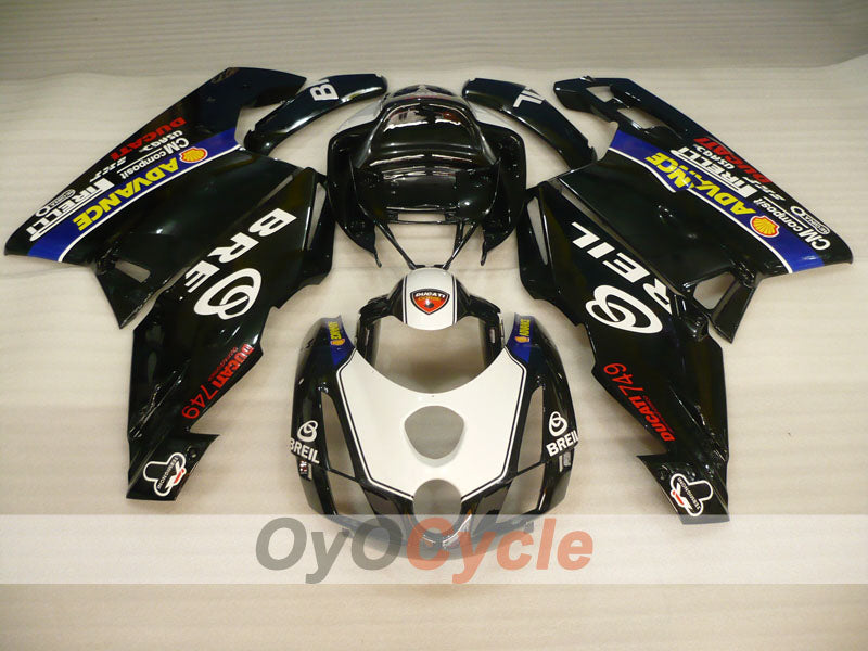 Carenatura a iniezione per Ducati 999 03-04 - Bianco, Nero - BREIL #OYO87902351 Immagine secondaria del prodotto