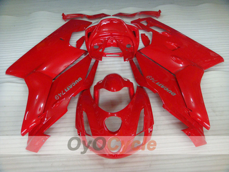 Kit Carene a Iniezione per Ducati 749 del 03-04 - Rosse - Stile Originale #OYO87902119 Immagine secondaria del prodotto