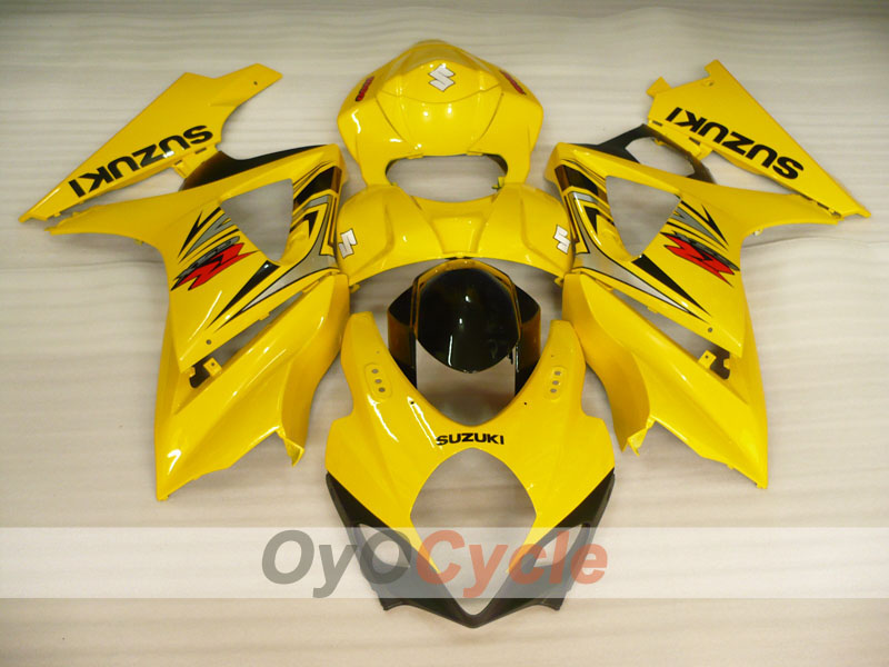 Carene a iniezione per GSX R1000 07-08 - Giallo, Nero - Stile di fabbrica #OYO87902120 Immagine secondaria del prodotto
