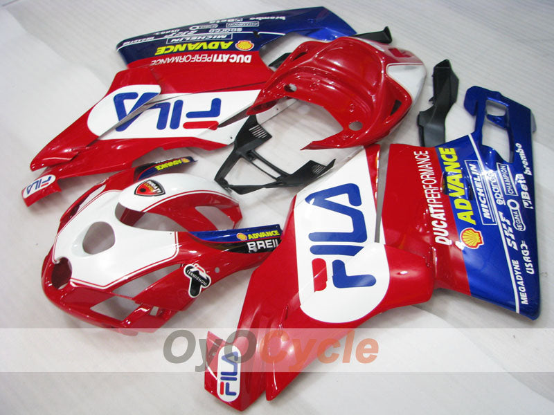 Kit Carene a Iniezione per Ducati 749 del 03-04 - Rosso, Blu - FILA #OYO87902127 Immagine principale del prodotto