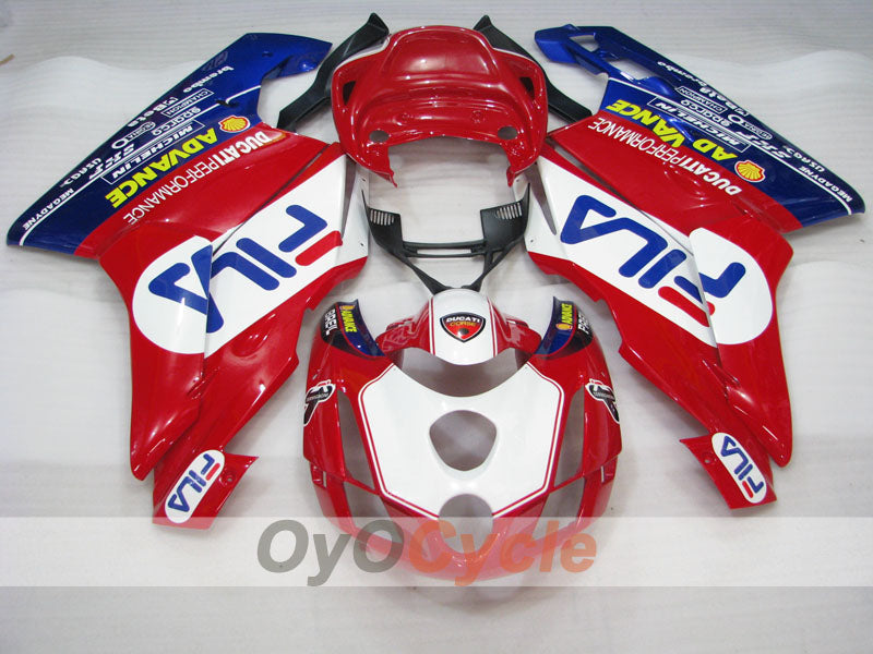 Kit Carene a Iniezione per Ducati 749 del 03-04 - Rosso, Blu - FILA #OYO87902127 Immagine secondaria del prodotto