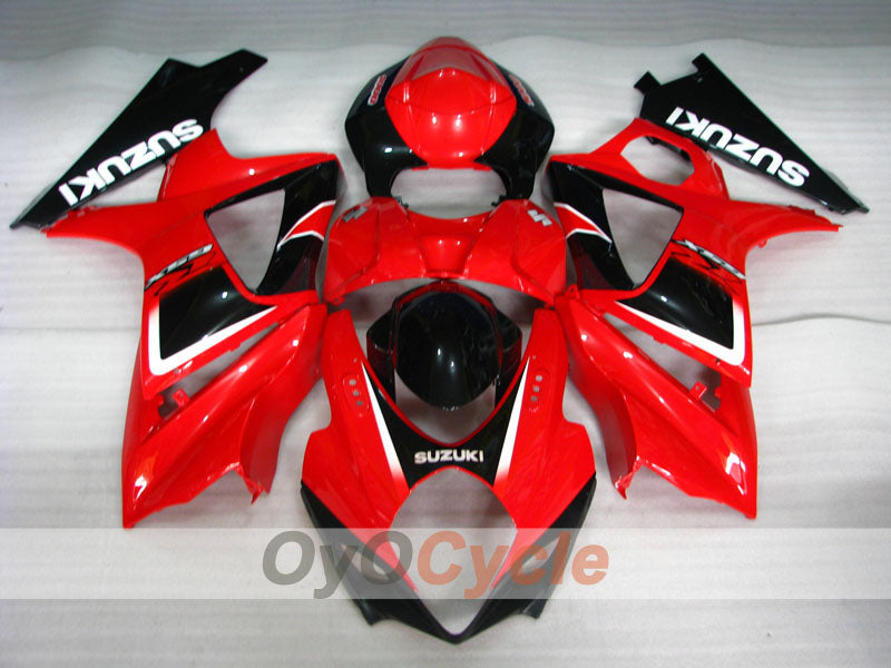 Kit carene a iniezione per GSX R1000 07-08 - Rosso, Nero - Stile di fabbrica #OYO87902139 Immagine secondaria del prodotto