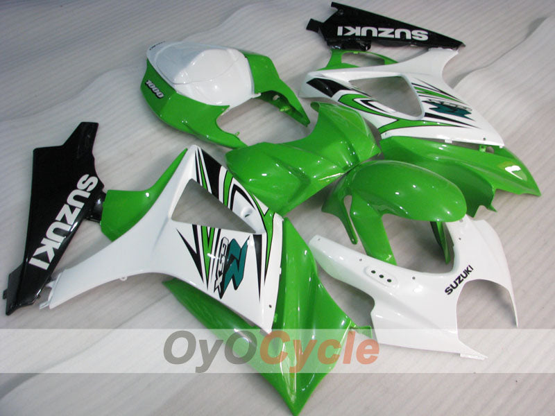 Carenatura a iniezione per GSX R1000 07-08 - Verde, Bianco - Stile Factory #OYO87902142 Immagine principale del prodotto