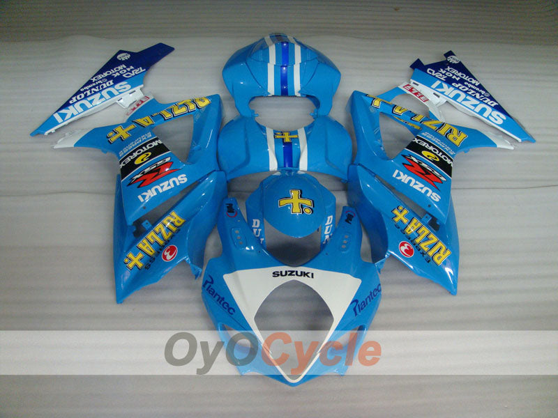 Kit carenatura a iniezione per GSX R1000 del 07-08 - Blu, Nero - DUNLOP, Rizla+ #OYO87902143 Immagine secondaria del prodotto