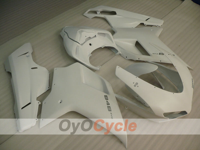 Kit carene a iniezione per Ducati 848 anni 08-13 - Bianco - Stile Factory #OYO87902182 Immagine principale del prodotto