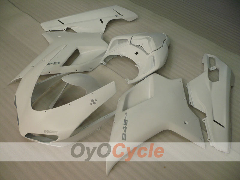 Kit carene a iniezione per Ducati 848 anni 08-13 - Bianco - Stile Factory #OYO87902182 Immagine secondaria del prodotto