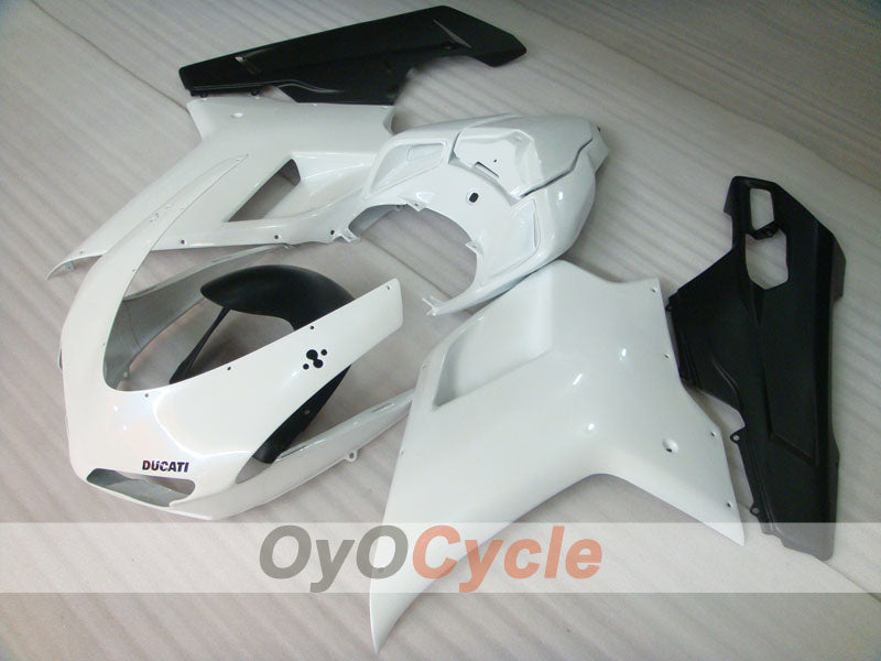 Kit carene a iniezione per Ducati 848 anni 08-13 - Bianco, Nero, Opaco - Stile Factory #OYO87902207 Immagine principale del prodotto
