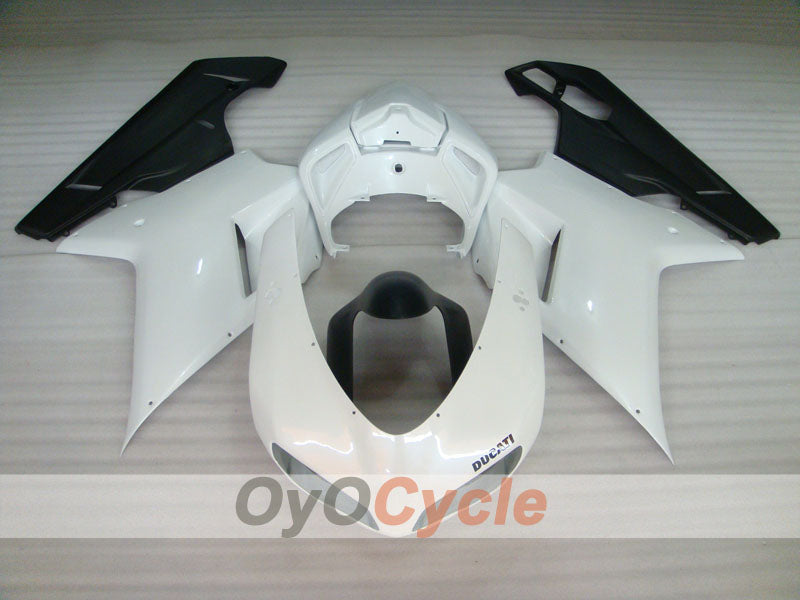 Kit carene a iniezione per Ducati 848 anni 08-13 - Bianco, Nero, Opaco - Stile Factory #OYO87902207 Immagine secondaria del prodotto