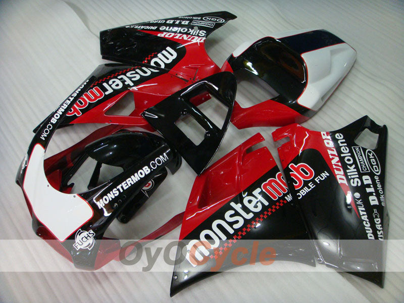 Kit carene a iniezione per Ducati 996 del 99-02 - Rosso, Nero - Monstermob #OYO87902225 Immagine principale del prodotto