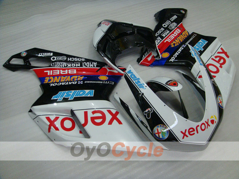 Kit carene a iniezione per Ducati 848 anni 08-13 - Bianco, Nero - Xerox #OYO87902256 Immagine principale del prodotto