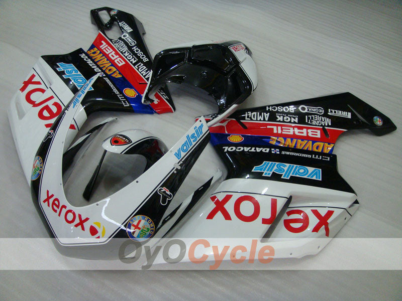 Kit carene a iniezione per Ducati 848 anni 08-13 - Bianco, Nero - Xerox #OYO87902256 Immagine secondaria del prodotto