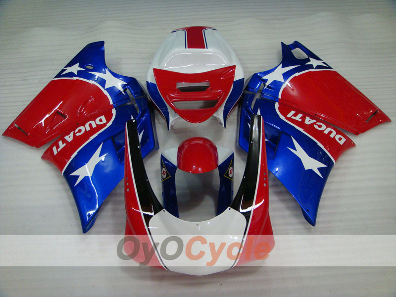 Kit carene a iniezione per Ducati 998 02-04 - Rosso, Blu - Stile di fabbrica #OYO87902280 Immagine secondaria del prodotto