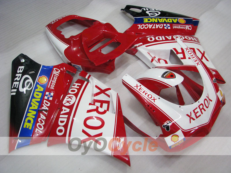 Kit carene stampate a iniezione per Ducati 998 02-04 - Rosso, Bianco - Xerox #OYO87902318 Immagine secondaria del prodotto