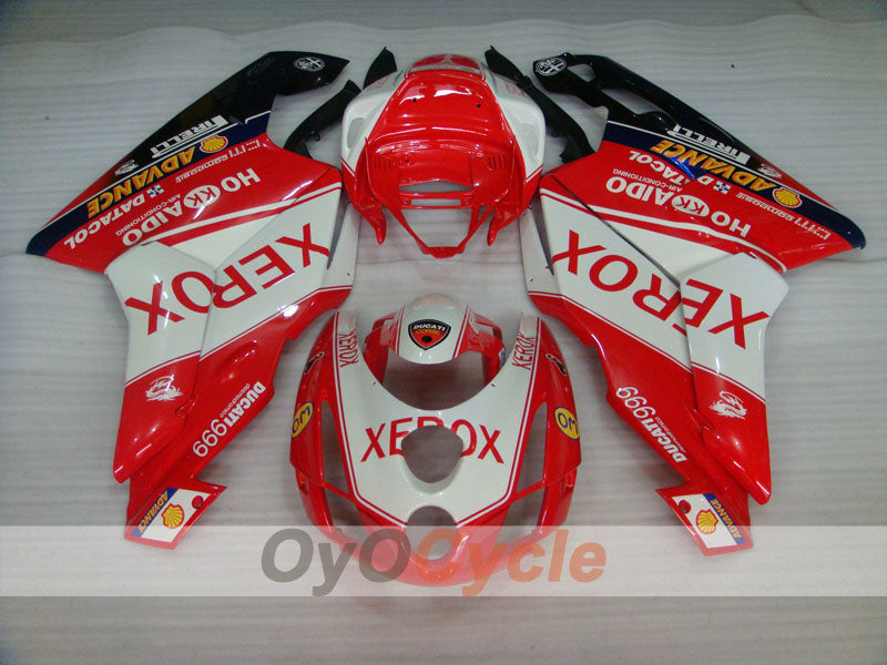 Kit carene a iniezione per Ducati 999 03-04 - Rosso, Bianco - Xerox #OYO87902365 Immagine secondaria del prodotto