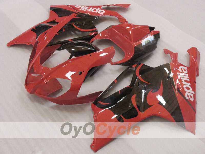 Kit carene per Aprilia RSV1000R 03-06 - Rosso, Nero - Stile Factory #OYO87902414 Immagine secondaria del prodotto