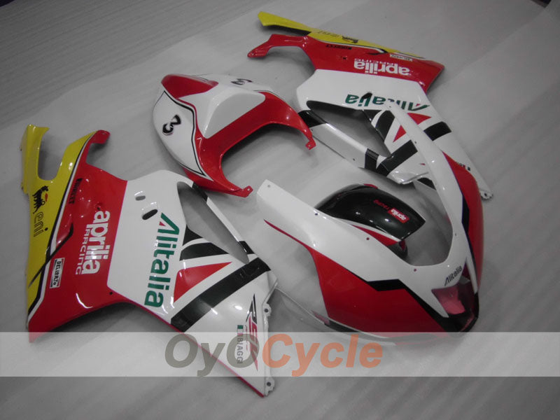 Kit carene per Aprilia RSV1000R 03-06 - Rosso, Bianco - Stile Factory #OYO87902416 Immagine principale del prodotto