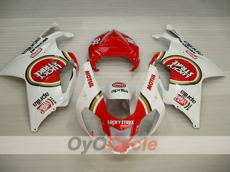 Kit carene per Aprilia RSV1000R 03-06 - Rosso, Bianco - Lucky Strike, MOTUL #OYO87902417 Immagine secondaria del prodotto