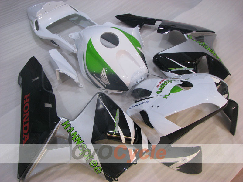 Kit carene a iniezione per CBR600RR 03-04 - Bianco, Nero - HANN Spree #OYO87902522 Immagine principale del prodotto