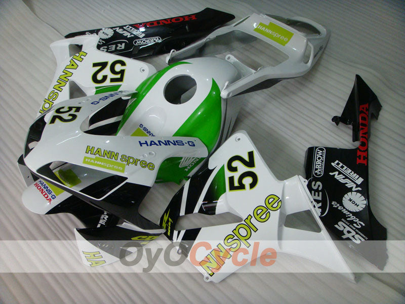 Kit carene a iniezione per CBR600RR 03-04 - Bianco, Nero - HANN Spree #OYO87902524 Immagine principale del prodotto