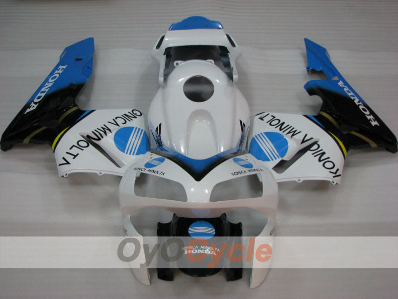 Kit carene a iniezione per CBR600RR 03-04 - Bianco, Nero - Konica Minolta #OYO87902527 Immagine secondaria del prodotto