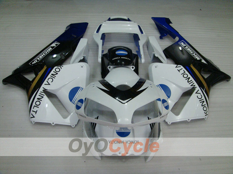 Kit carene a iniezione per CBR600RR 03-04 - Bianco, Nero - Konica Minolta #OYO87902530 Immagine secondaria del prodotto