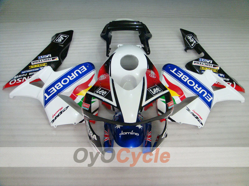 Carene a iniezione per CBR600RR del 03-04 - Bianco, Nero - Lee #OYO87902536 Immagine secondaria del prodotto