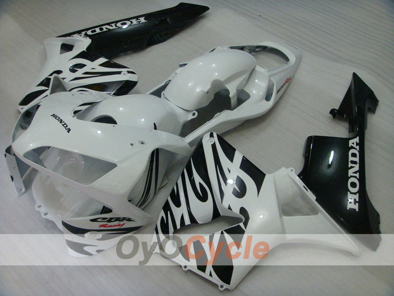 Kit carenatura a iniezione per CBR600RR 03-04 - Bianco, Nero - Stile di fabbrica #OYO87902578 Immagine secondaria del prodotto