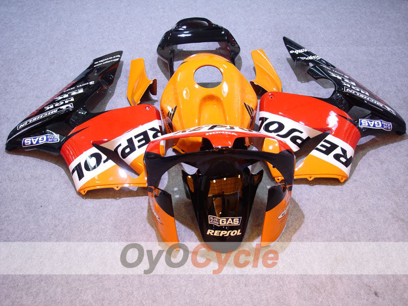 Kit carene stampate a iniezione per CBR600RR 03-04 - Giallo, Nero - Repsol #OYO87902583 Immagine secondaria del prodotto