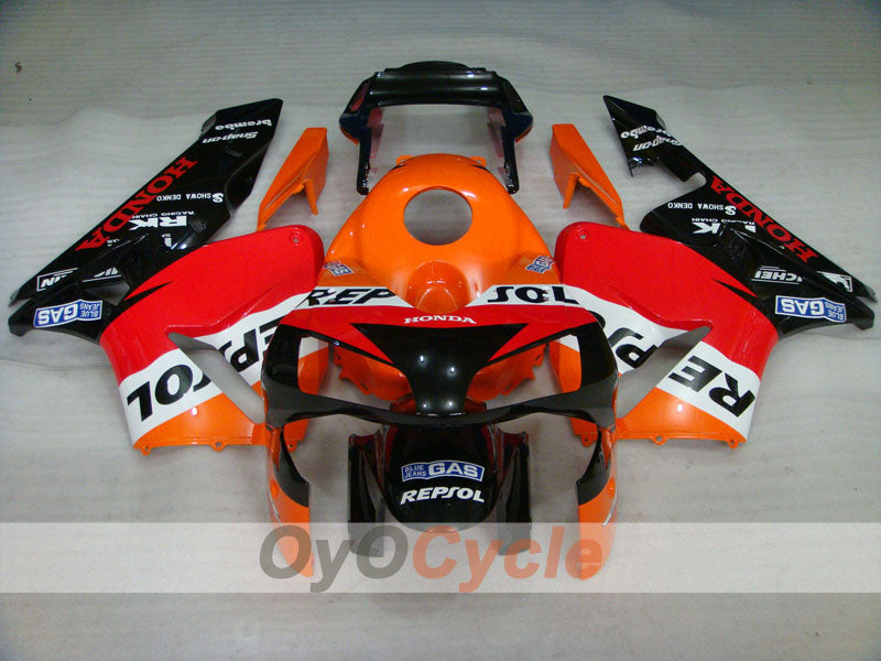 Kit carene a iniezione per CBR600RR 03-04 - Arancione, Nero - Repsol #OYO87902584 Immagine secondaria del prodotto
