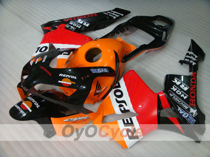 Kit carene stampate a iniezione per CBR600RR 03-04 - Arancione, Nero - Repsol #OYO87902585 Immagine secondaria del prodotto
