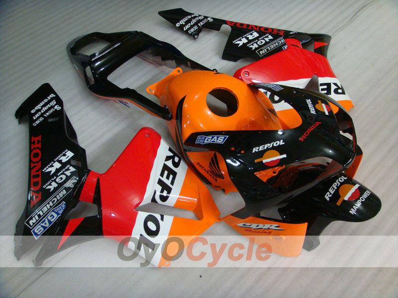Kit carene stampate a iniezione per CBR600RR 03-04 - Arancione, Nero - Repsol #OYO87902585 Immagine principale del prodotto