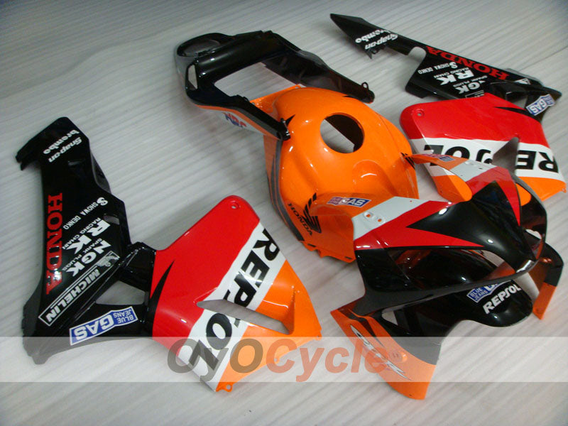 Kit carene stampate a iniezione per CBR600RR 03-04 - Arancione, Nero - Repsol #OYO87902587 Immagine secondaria del prodotto