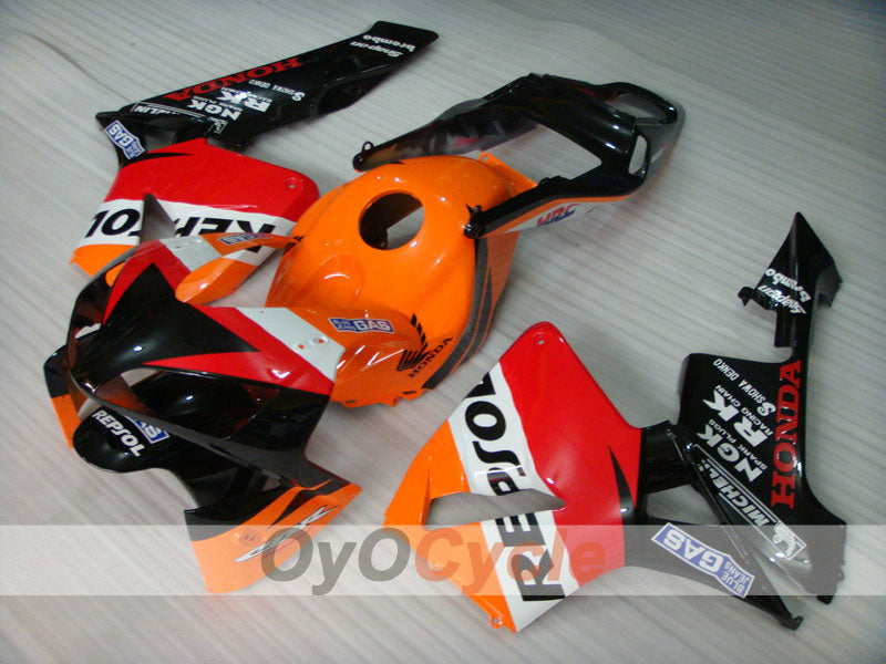 Kit carene stampate a iniezione per CBR600RR 03-04 - Arancione, Nero - Repsol #OYO87902587 Immagine principale del prodotto